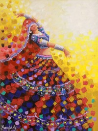 Bandah Ali, 18 x 24 Inch, Acrylic on Canvas, Figurative-Painting, AC-BNA-075